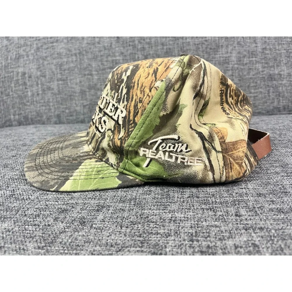 Team Realtree Monster Bucks Camo Hat Adjustable Strapback Hunting Baseball Cap